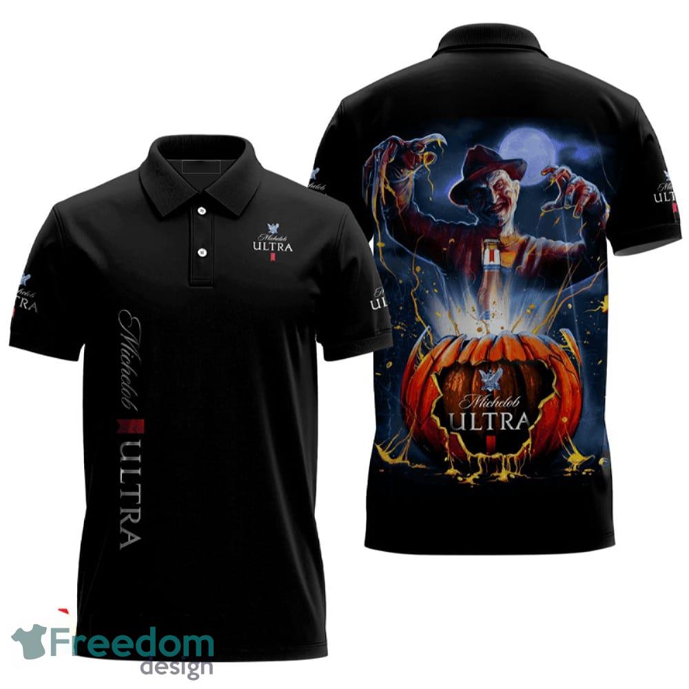 Freddy Krueger Michelob ULTRA Halloween Polo Shirt Accessory For Men Women Gift Holidays image Freddy Krueger Michelob ULTRA Halloween Polo Shirt Accessory For Men Women Gift Holidays - Freddy Krueger Michelob ULTRA Halloween Polo Shirt Accessory For Men Women Gift Holidays