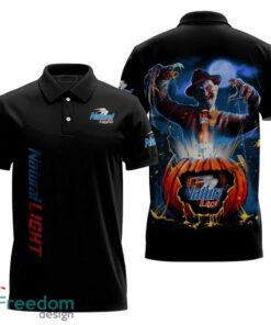 Freddy Krueger Natural Light Halloween Polo Shirt Stitch For Men Women Gift Holidays