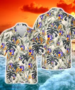 French Army 35th Parachute Artillery Regiment Hawaiian Shirt