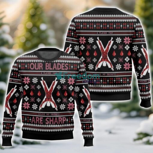 Game of Thrones, Our Blades Are Sharp Christmas Ugly Sweater 3D Printed Sweater Christmas Gift Product Photo 1