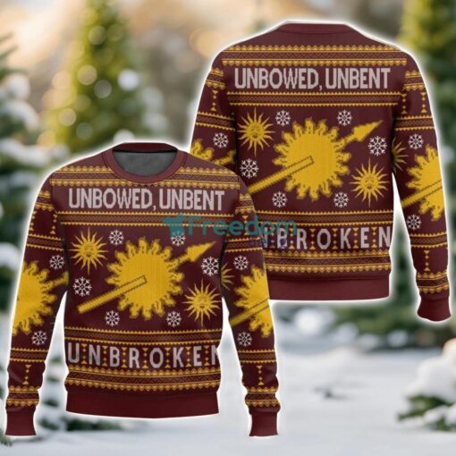 Game of Thrones, Unbowed, Unwrapped, Unbroken. Christmas Ugly Sweater 3D Printed Sweater Christmas Gift Product Photo 1