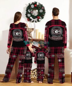 Georgia Bulldogs Custom Name Pajamas Set For Family Sport Team Pajamas Christmas Gift Product Photo 2