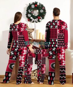 Georgia Bulldogs Pajamas Set Custom Name Gift For Christmas Family Pajamas Set Product Photo 2