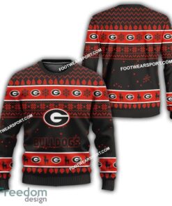 Georgia Bulldogs Xmas Pattern Ugly Christmas Sweater Gift For Men And Women