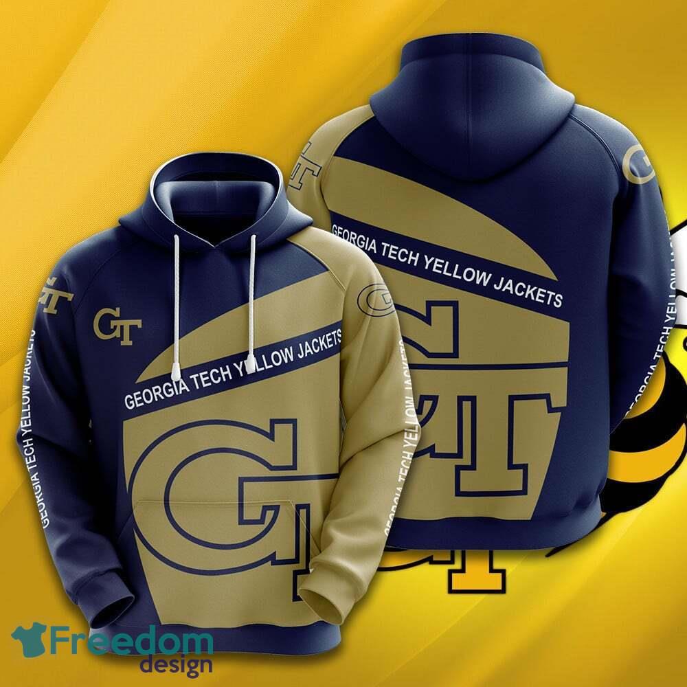 Georgia Tech Yellow Jackets 3D Hoodie For Fans New Trending All OVer Print - Georgia Tech Yellow Jackets 3D Hoodie For Fans New Trending All OVer Print