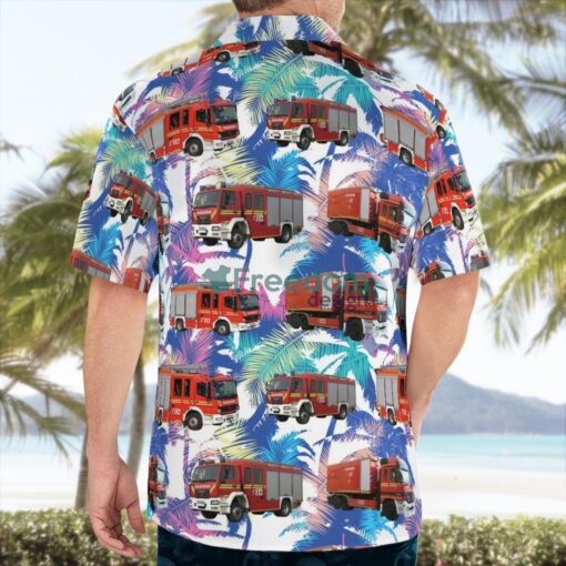 Germany, Munich Volunteer Fire Department Hawaiian Shirt Product Photo 2