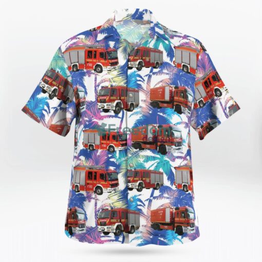Germany, Munich Volunteer Fire Department Hawaiian Shirt Product Photo 3