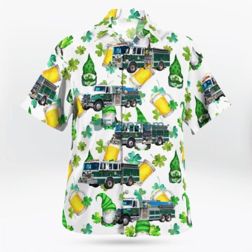 Gettysburg, Adams County, Pennsylvania, Heidlersburg Fire Company, St Patrick's Day Hawaiian Shirt Product Photo 3