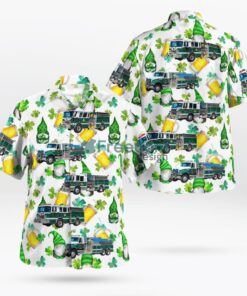 Gettysburg, Adams County, Pennsylvania, Heidlersburg Fire Company, St Patrick's Day Hawaiian Shirt Product Photo 1