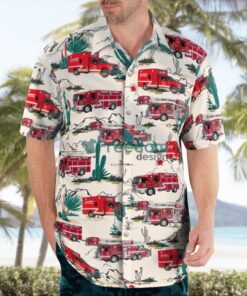 Gilbert, Arizona, Gilbert Fire Department Hawaiian Shirt Product Photo 3