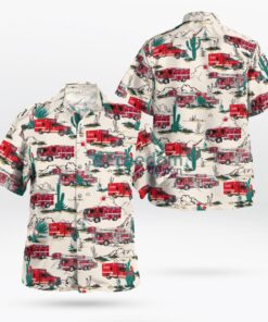 Gilbert, Arizona, Gilbert Fire Department Hawaiian Shirt Product Photo 1