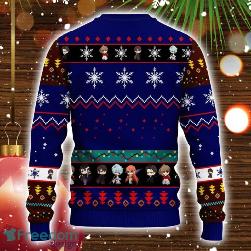 Gintama Ugly Christmas Sweater Blue 1 Amazing Gift Christmas Holiday Gift Product Photo 2