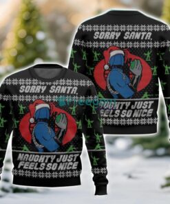 Glueo ,Cobra Commander “Sorry Santa”, Christmas Ugly Sweater 3D Printed Sweater Christmas Gift