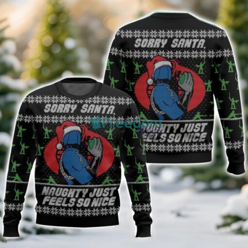 Glueo ,Cobra Commander “Sorry Santa”, Christmas Ugly Sweater 3D Printed Sweater Christmas Gift Product Photo 1