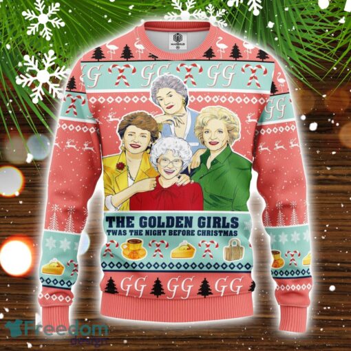 Golden Girl Pink Ugly Christmas Sweater Amazing Gift Christmas Holiday Gift Product Photo 2