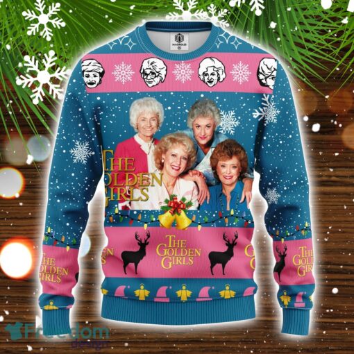 Golden Girls Blue Ugly Christmas Sweater Amazing Gift Christmas Holiday Gift Product Photo 2