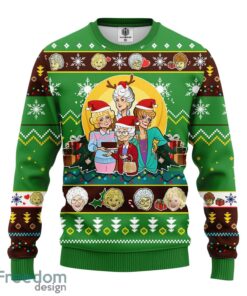 Golden Girls Ugly Christmas Sweater Green 1 Amazing Gift Christmas Holiday Gift Product Photo 1