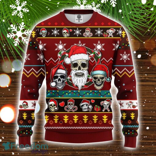 Goth Ugly Christmas Sweater Red Brown 1 Amazing Gift Christmas Holiday Gift Product Photo 1