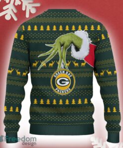 Green Bay Packers Grinch Driving Funny 3D Ugly Christmas Sweater For Men Women - Green Bay Packers Christmas Sweater Grinch Driving Photo 3