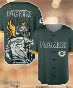 Green Bay Packers Wave Player Baseball Jersey Shirt For Team