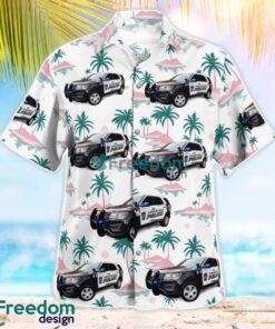 Greenfield, Mass Police Department 3D Hawaiian Shirt Product Photo 2