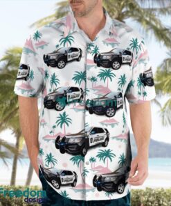 Greenfield, Mass Police Department 3D Hawaiian Shirt Product Photo 3