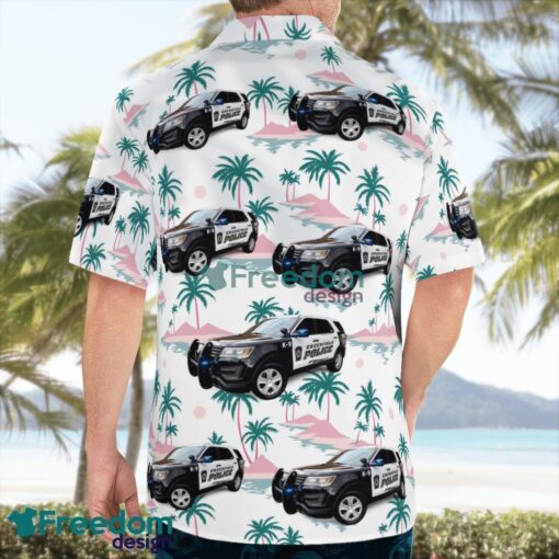 Greenfield, Mass Police Department 3D Hawaiian Shirt Product Photo 4