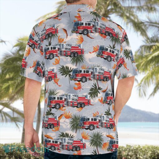 Greensboro Fire Department Greensboro, North Carolina Hawaiian Shirt Beach Shirt Product Photo 1