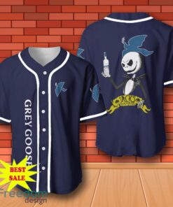 Grey Goose Vodka Halloween Jack Skellington Nightmare Baseball Jersey for All Genders
