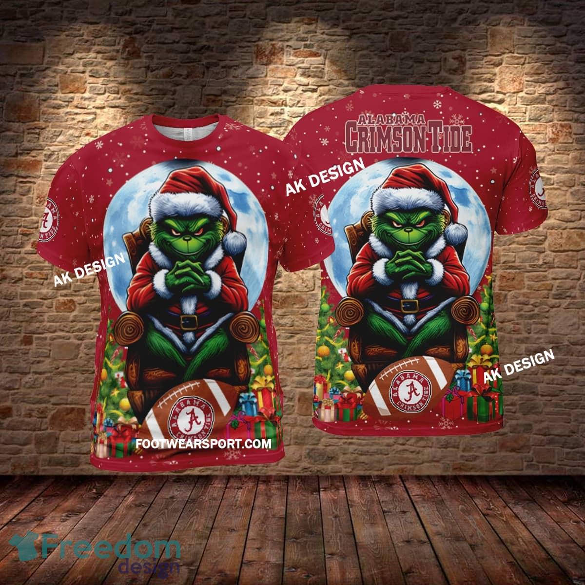Grinch Christmas Alabama Crimson TideHoodie AOP, Tshirt, 3D Sweater AOP image Grinch Christmas Alabama Crimson TideHoodie AOP, Tshirt, 3D Sweater AOP - Grinch Christmas Alabama Crimson TideHoodie AOP, Tshirt, 3D Sweater AOP Photo 2