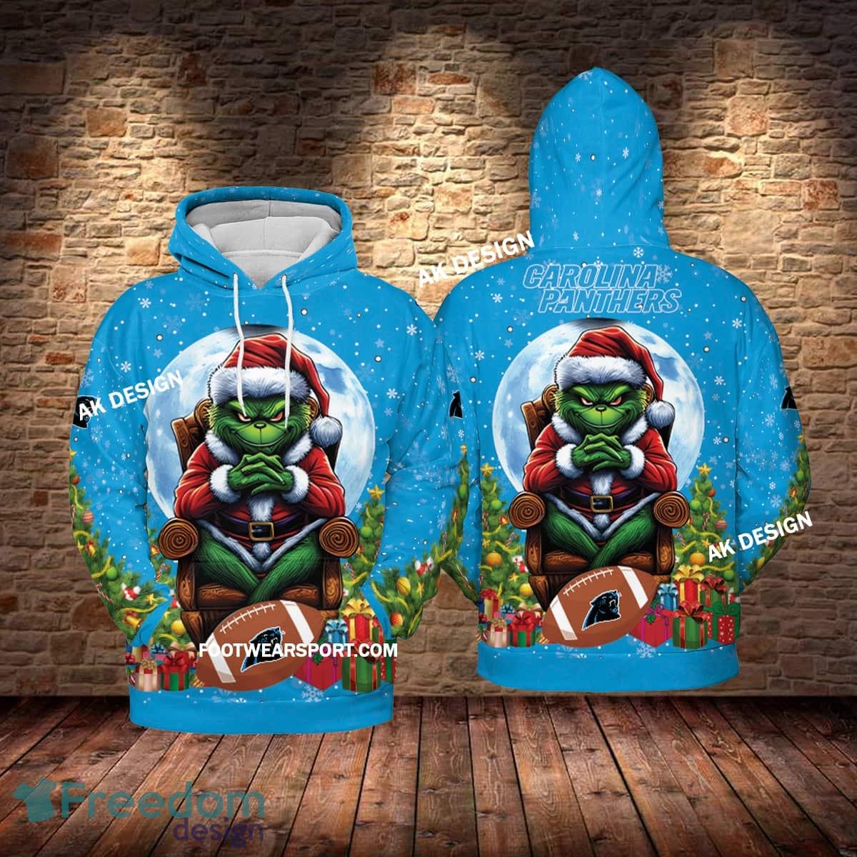 Grinch Christmas Carolina Panthers Hoodie AOP, Tshirt, 3D Sweater image Grinch Christmas Carolina Panthers Hoodie AOP, Tshirt, 3D Sweater - Grinch Christmas Carolina PanthersHoodie AOP, Tshirt, 3D Sweater AOP Photo 1