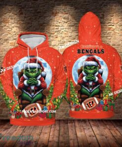 Grinch Christmas Cincinnati Bengals Hoodie AOP, Tshirt, 3D Sweater Grinch Christmas Cincinnati Bengals Hoodie AOP, Tshirt, 3D Sweater
