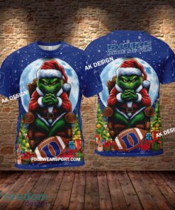 Grinch Christmas Duke Blue Devils Hoodie AOP, Tshirt, 3D Sweater - Grinch Christmas Duke Blue DevilsHoodie AOP, Tshirt, 3D Sweater AOP Photo 2