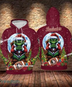 Grinch Christmas Florida State Seminoles Hoodie AOP, Tshirt, 3D Sweater Grinch Christmas Florida State Seminoles Hoodie AOP, Tshirt, 3D Sweater