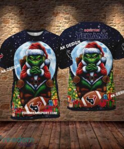 Grinch Christmas Houston Texans Hoodie AOP, Tshirt, 3D Sweater - Grinch Christmas Houston TexansHoodie AOP, Tshirt, 3D Sweater AOP Photo 2