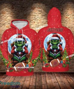 Grinch Christmas Jacksonville State Gamecocks Hoodie AOP, Tshirt, 3D Sweater