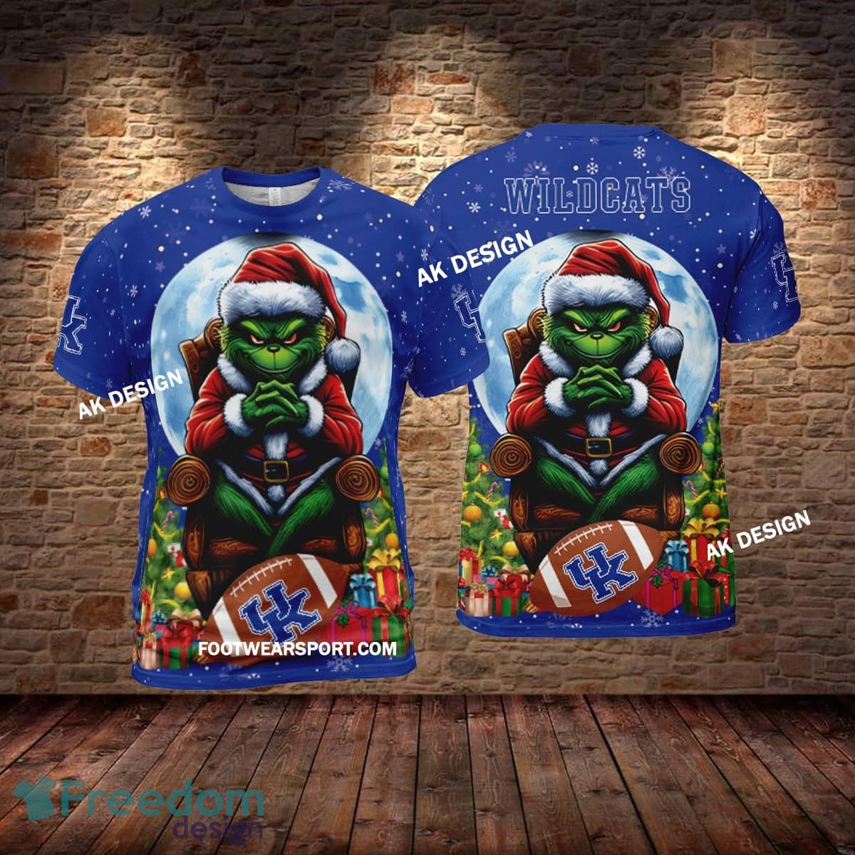 Grinch Christmas Kentucky Wildcats Hoodie AOP, Tshirt, 3D Sweater image Grinch Christmas Kentucky Wildcats Hoodie AOP, Tshirt, 3D Sweater - Grinch Christmas Kentucky WildcatsHoodie AOP, Tshirt, 3D Sweater AOP Photo 2