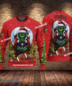 Grinch Christmas Louisville Cardinals Hoodie AOP, Tshirt, 3D Sweater image Grinch Christmas Louisville Cardinals Hoodie AOP, Tshirt, 3D Sweater - Grinch Christmas Louisville CardinalsHoodie AOP, Tshirt, 3D Sweater AOP Photo 3