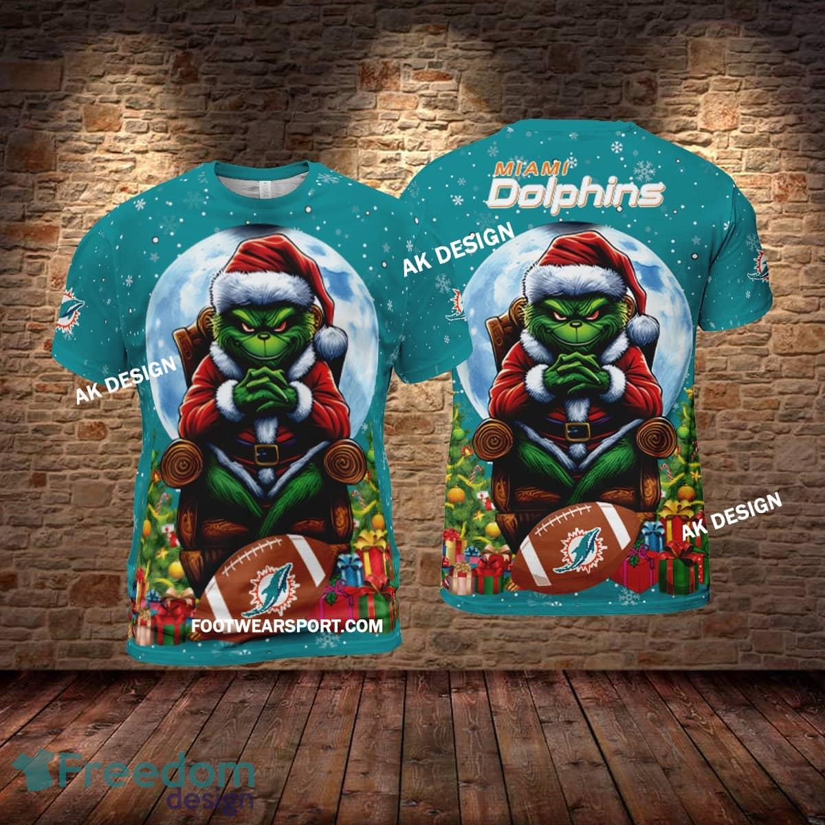 Grinch Christmas Miami Dolphins Hoodie AOP, Tshirt, 3D Sweater image Grinch Christmas Miami Dolphins Hoodie AOP, Tshirt, 3D Sweater - Grinch Christmas Miami DolphinsHoodie AOP, Tshirt, 3D Sweater AOP Photo 2