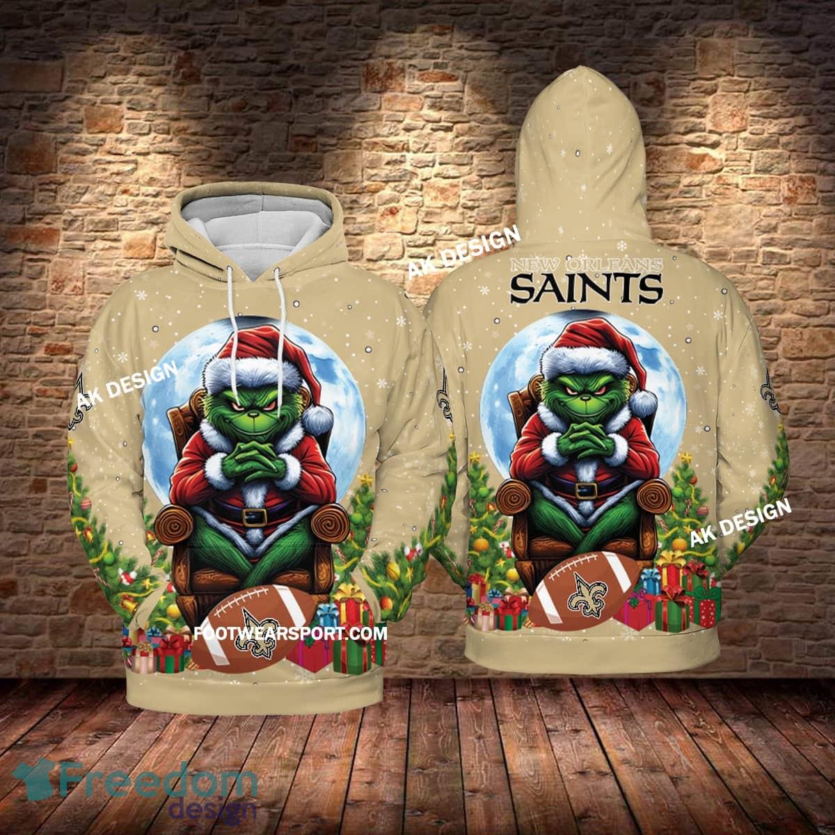 Grinch Christmas New Orleans Saints Hoodie AOP, Tshirt, 3D Sweater image Grinch Christmas New Orleans Saints Hoodie AOP, Tshirt, 3D Sweater - Grinch Christmas New Orleans SaintsHoodie AOP, Tshirt, 3D Sweater AOP Photo 1