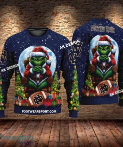 Grinch Christmas Notre Dame Fighting Irish Hoodie AOP, Tshirt, 3D Sweater image Grinch Christmas Notre Dame Fighting Irish Hoodie AOP, Tshirt, 3D Sweater - Grinch Christmas Notre Dame Fighting IrishHoodie AOP, Tshirt, 3D Sweater AOP Photo 3