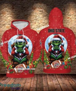 Grinch Christmas Ohio State Buckeyes Hoodie AOP, Tshirt, 3D Sweater