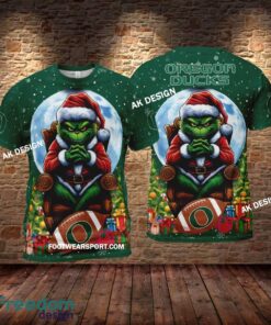 Grinch Christmas Oregon Ducks Hoodie AOP, Tshirt, 3D Sweater - Grinch Christmas Oregon DucksHoodie AOP, Tshirt, 3D Sweater AOP Photo 2