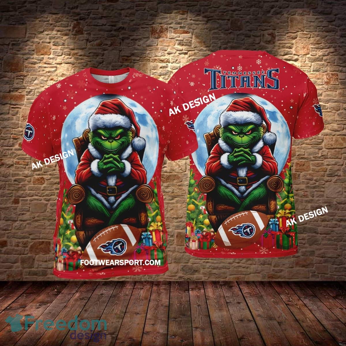 Grinch Christmas Tennessee Titans Hoodie AOP, Tshirt, 3D Sweater image Grinch Christmas Tennessee Titans Hoodie AOP, Tshirt, 3D Sweater - Grinch Christmas Tennessee TitansHoodie AOP, Tshirt, 3D Sweater AOP Photo 2