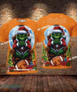 Grinch Christmas Tennessee Volunteers Hoodie AOP, Tshirt, 3D Sweater - Grinch Christmas Tennessee VolunteersHoodie AOP, Tshirt, 3D Sweater AOP Photo 2