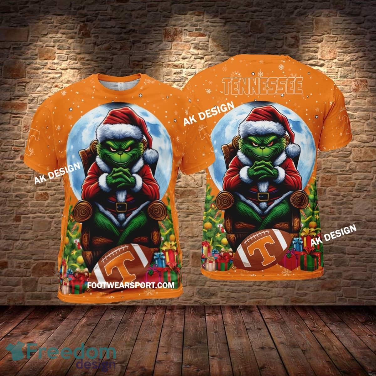 Grinch Christmas Tennessee Volunteers Hoodie AOP, Tshirt, 3D Sweater image Grinch Christmas Tennessee Volunteers Hoodie AOP, Tshirt, 3D Sweater - Grinch Christmas Tennessee VolunteersHoodie AOP, Tshirt, 3D Sweater AOP Photo 2