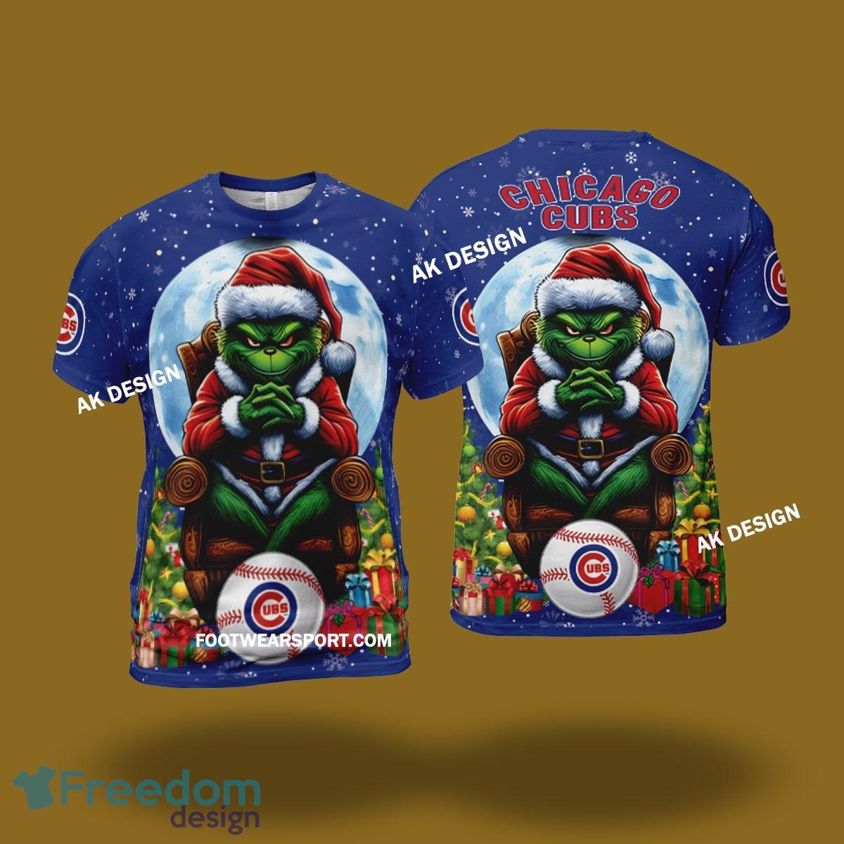 Grinch King Team Chicago Cubs 3D Tshirt, Hoodie AOP, Sweater Gfit Christmas image Grinch King Team Chicago Cubs 3D Tshirt, Hoodie AOP, Sweater Gfit Christmas - Grinch Team Chicago Cubs 3D Tshirt, Hoodie AOP, Sweater Gfit Christmas Photo 1