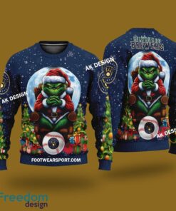 Grinch King Team Milwaukee Brewers 3D Tshirt, Hoodie AOP, Sweater Gfit Christmas - Grinch Team Milwaukee Brewers 3D Tshirt, Hoodie AOP, Sweater Gfit Christmas Photo 3