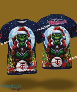 Grinch King Team Minnesota Twins 3D Tshirt, Hoodie AOP, Sweater Gfit Christmas Grinch King Team Minnesota Twins 3D Tshirt, Hoodie AOP, Sweater Gfit Christmas