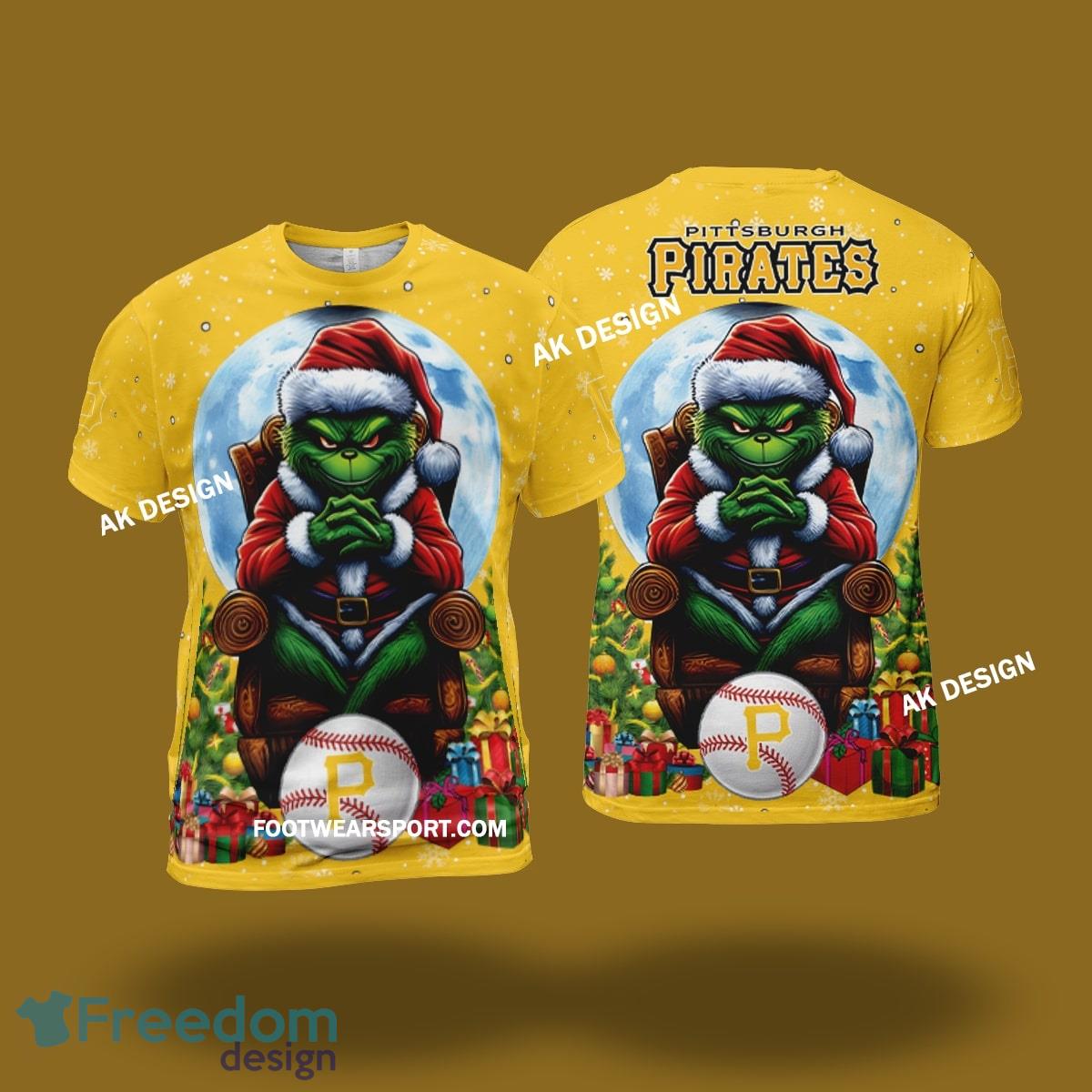 Grinch King Team Pittsburgh Pirates 3D Tshirt, Hoodie AOP, Sweater Gfit Christmas image Grinch King Team Pittsburgh Pirates 3D Tshirt, Hoodie AOP, Sweater Gfit Christmas - Grinch Team Pittsburgh Pirates 3D Tshirt, Hoodie AOP, Sweater Gfit Christmas Photo 1